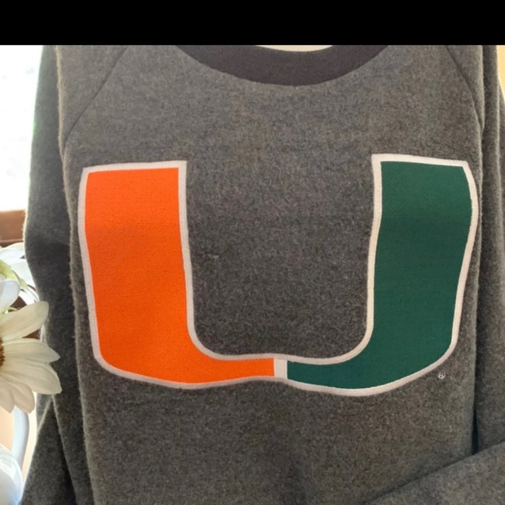 Pink Victorias Secret University MIami Sweatshirt - Picture 2 of 3